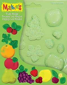Формочки для литья Makins с формами для фигур «Фрукты»