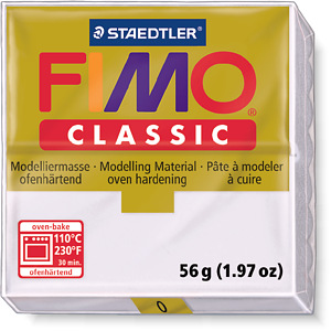 Полимерная глина FIMO Classic 0 (белый) 56г Полимерная глина FIMO Classic 0 (белый) 56г