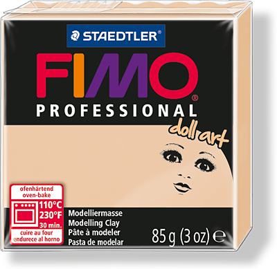 Пластика для изготовления кукол FIMO Professional Doll art 45 (непрозрачный песочный) 85г Пластика для изготовления кукол FIMO Professional Doll art 45 (непрозрачный песочный) 85г