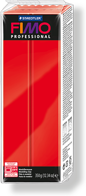 Полимерная глина FIMO Professional 200 (чисто-красный) 350г