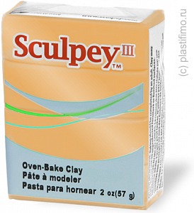 Полимерная глина Sculpey III 1107 (медь) 57г
