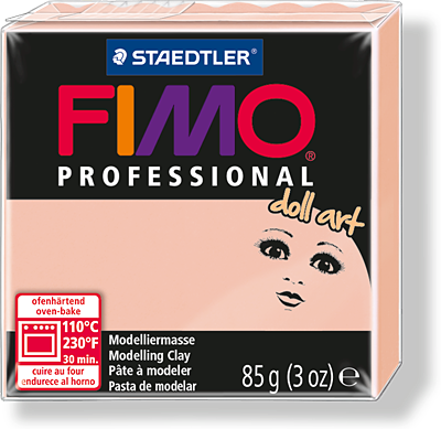Полимерная глина FIMO professional doll art 432 (полупрозрачный розовый) 85г Полимерная глина FIMO professional doll art 432 (полупрозрачный розовый) 85г
