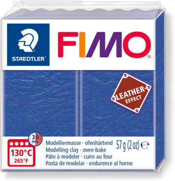 Полимерная глина FIMO Effect 309, кожа индиго 57г Полимерная глина FIMO Effect 309, кожа индиго 57г