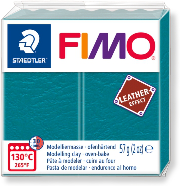 Полимерная глина FIMO Effect 369, кожа голубая лагуна 57г Полимерная глина FIMO Effect 369, кожа голубая лагуна 57г