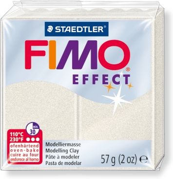 Полимерная глина FIMO Effect 08, перламутр, 57г Полимерная глина FIMO Effect 08, перламутр, 57г