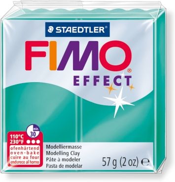Полимерная глина FIMO Effect 504, полупрозрачный зелёный, 57г Полимерная глина FIMO Effect 504, полупрозрачный зелёный, 57г