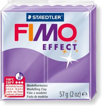 Полимерная глина FIMO Effect 604, полупрозрачный фиолетовый, 57г Полимерная глина FIMO Effect 604, полупрозрачный фиолетовый, 57г