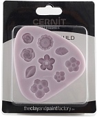 Силиконовый молд CERNIT, цветы