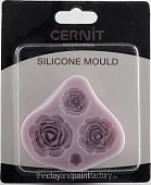 Силиконовый молд CERNIT, розы