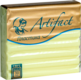Пластика Artifact (Артефакт) брус 50г шифон с блестками липовый мед 936 Пластика Artifact (Артефакт) брус 50г шифон с блестками липовый мед 936