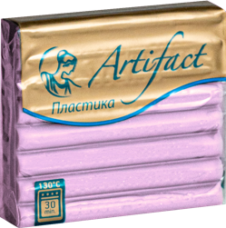 Пластика Artifact (Артефакт) брус 50г шифон с блестками сиреневый крокус 978 Пластика Artifact (Артефакт) брус 50г шифон с блестками сиреневый крокус 978