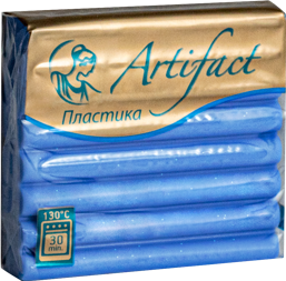 Пластика Artifact (Артефакт) брус 50г шифон с блестками милори 9615 Пластика Artifact (Артефакт) брус 50г шифон с блестками милори 9615