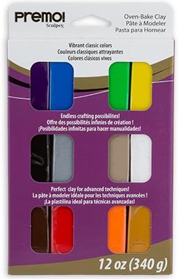Набор Sculpey Premo Sampler Pack 12 цветов (классические) 340г Набор Sculpey Premo Sampler Pack 12 цветов (классические) 340г