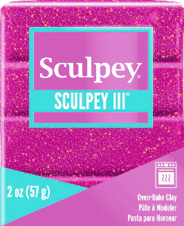 Полимерная глина Sculpey III 562 (лиловый с блестками) 57г Полимерная глина Sculpey III 562 (лиловый с блестками) 57г