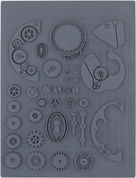 Штамп резиновый Craft&Clay, шестеренки Штамп резиновый Craft&Clay, шестеренки
