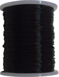 Спандекс MonPin 0,8 мм, (силикон, цвет:черный, 5 м) Спандекс MonPin 0,8 мм, (силикон, цвет:черный, 5 м)